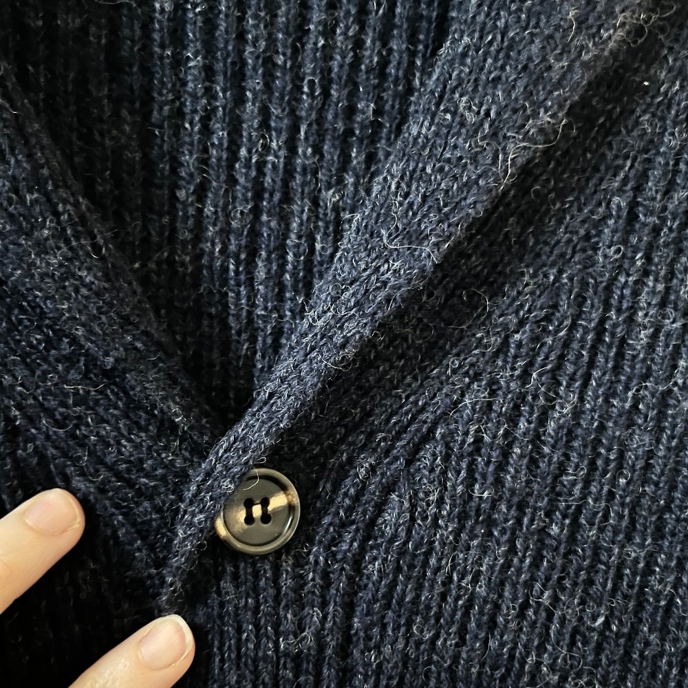 Line of Trade Shawl Collar Cardigan | Size: Large